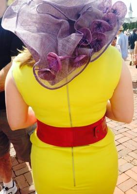 My new hat at Kentucky Derby 140