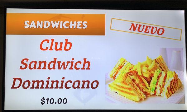 Dominican Club Sandwich