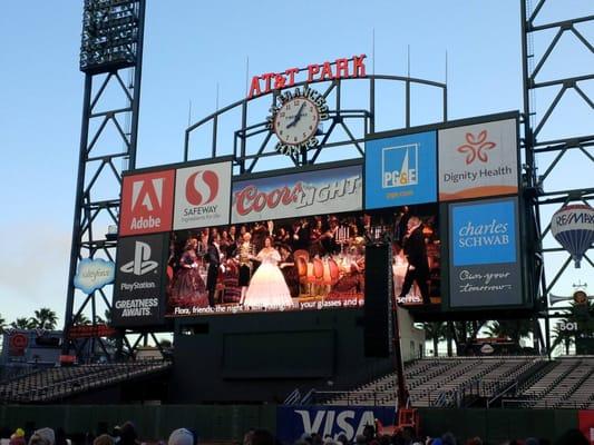 View from the field, La Traviata, July 5, 2014