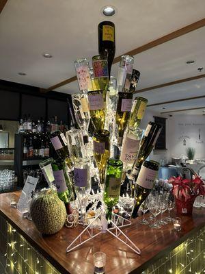 Christmas Wine Tree