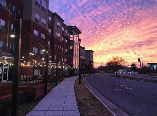 We're loving these NC sunsets on our short walk home from campus!