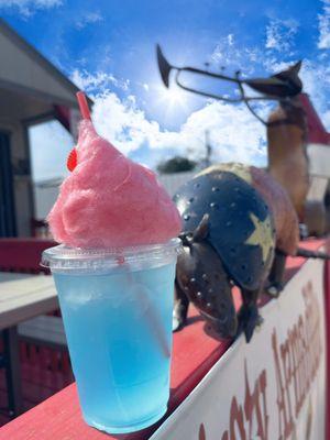 Cotton candy Energizer with real COTTON CANDY