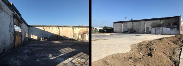 CA Construction just completed demolition on this warehouse that suffered a large fire loss. We're now pushing towards production!