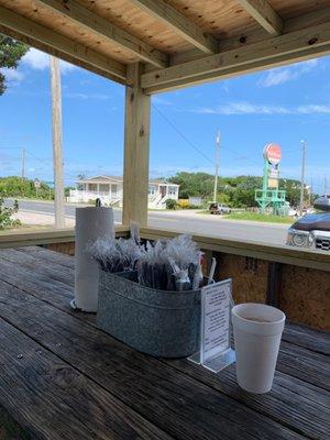 View on the deck