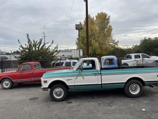 Some of there classic pick up trucks