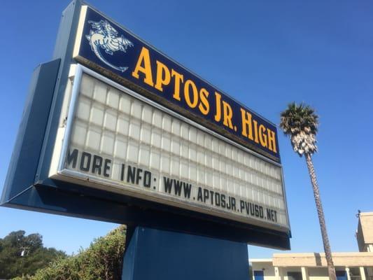 Aptos Junior High, with PVUSD