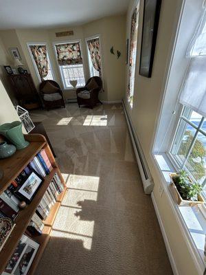 Looking into front room