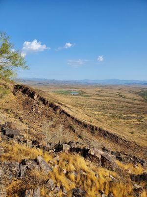 New Paloma Park in distance from West Wing trail