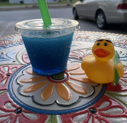 Blue raz slushy