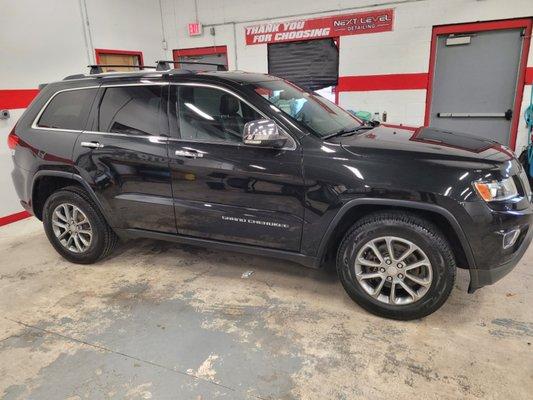 2014 jeep grand Cherokee after  paint correction & ceramic coat.