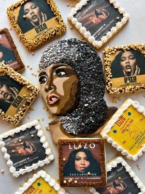 Lizzo themed cookies