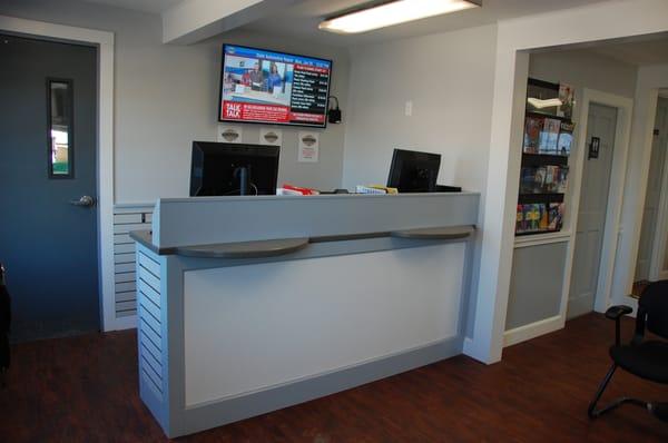 Our Service Counter and Menu Board.