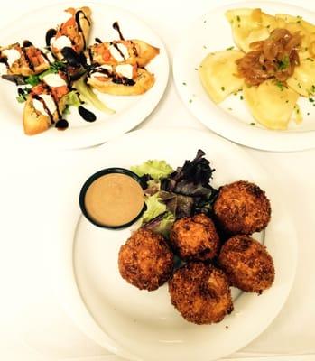 Happy Hour is everyday from 4:00pm - 7:00 pm. Half price appetizers, and drink specials.