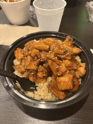 Teryaki chicken bowl