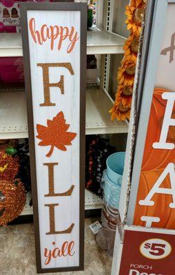 Cute Fall signs only $5!