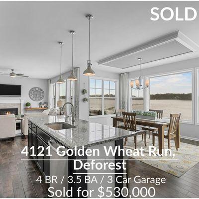 4121 Golden Wheat Run, Deforest SOLD