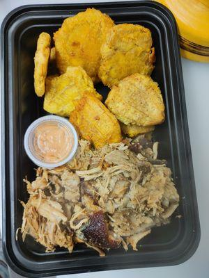 Pork and Tostones