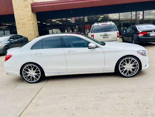 2016 Mercedes Benz C-300 on 20'' Cavallo rims