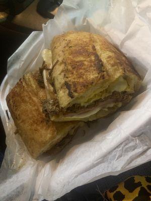 Cuban sandwich out of this as world. My son's favorite.