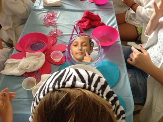 Tween Spa Party Facial Time