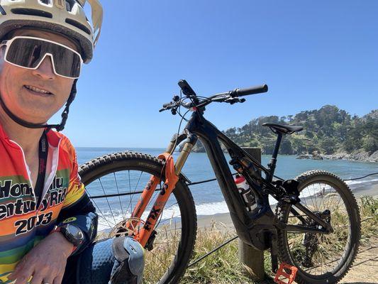 Muir beach and this bike handles like a dream. Thanks Bobcat bicycles