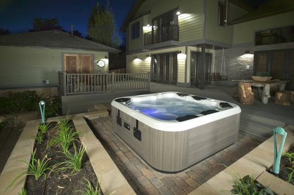 Your Backyard can look this good with a Bullfrog Spa