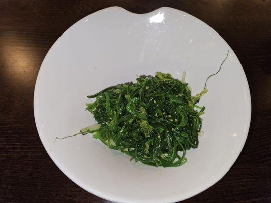 $7 Seaweed salad that I couldn't substitute for the lettuce salad that came with lunch specials.