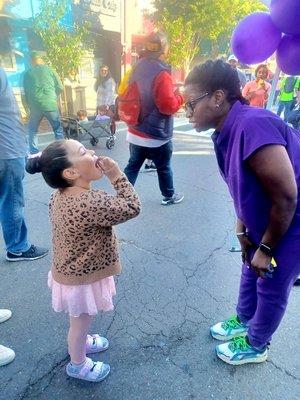 Hayward Street Fair making new friends