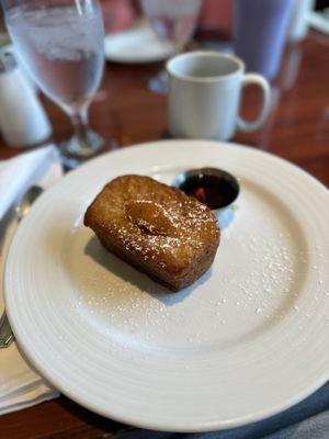 Brunch Day 2: 24-hour French Toast with peach