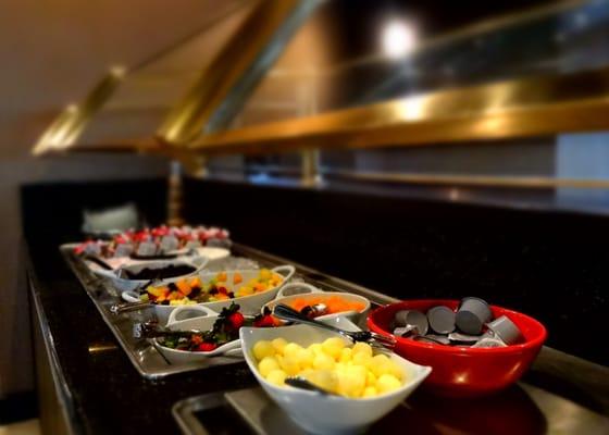 Fresh fruit - part of the Wyndham's breakfast buffet