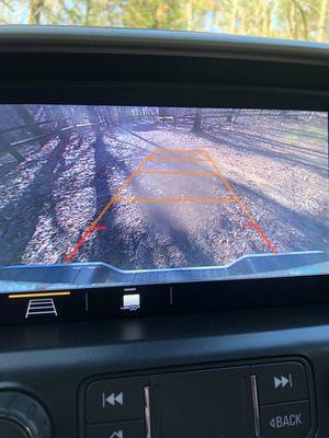 Backup camera blurry.