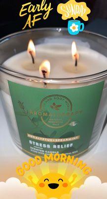 My fave scent stress relief eucalyptus;)