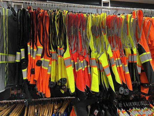 Work Vests.