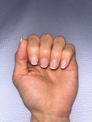 Beautiful Gel French Manicure