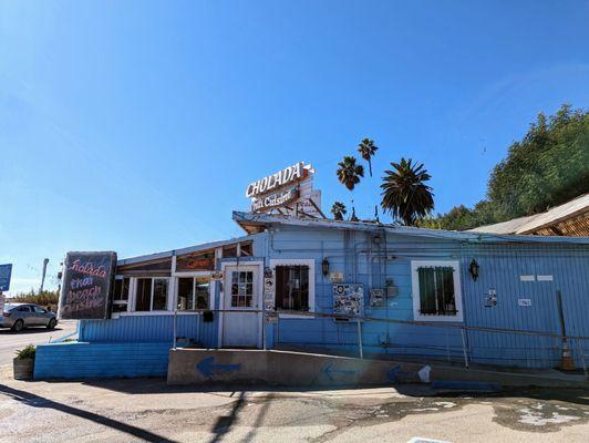 Beach side restaurant