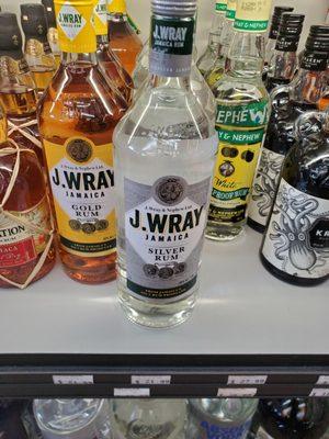 They have the classic Wray and Nephew Jamaican rum.