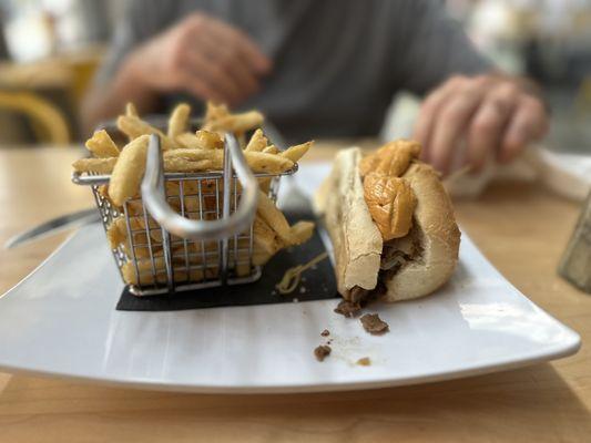 Philly cheesesteak