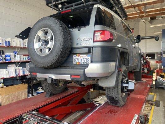 Fj full alignment