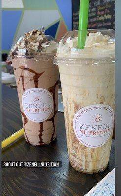 Reese's Shake and Pumpkin Cheesecake