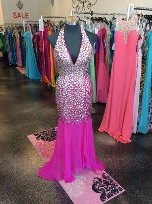 Gowns available at a fraction of the retail price at our sister store Off The Hanger on Erie Blvd.