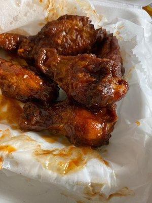 Honey barbque wings