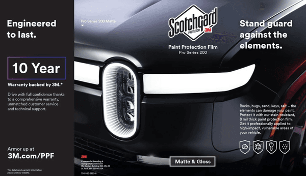 3M Scotchgard Paint Protection Film Pro Series 200