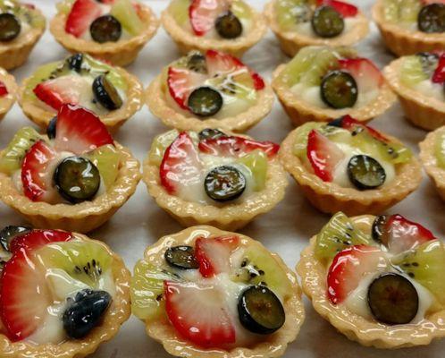 Full Catering Service:  Desserts/Fresh Fruit Tartlets with Pastry Cream Filling