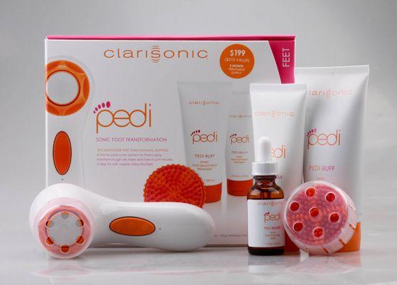 We carry Clarisonic! We love the Pedi.