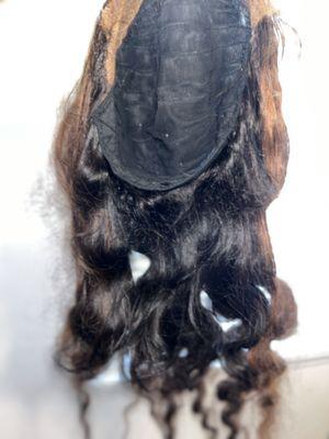 4. Wig after close to 3- weeks after purchase (website quoted to last years)