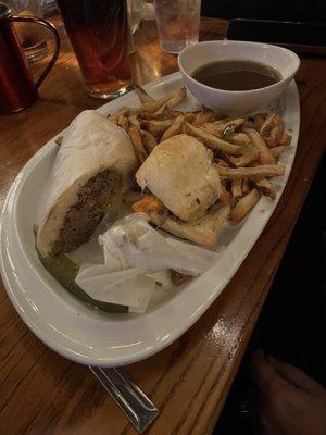 Italian beef sandwich