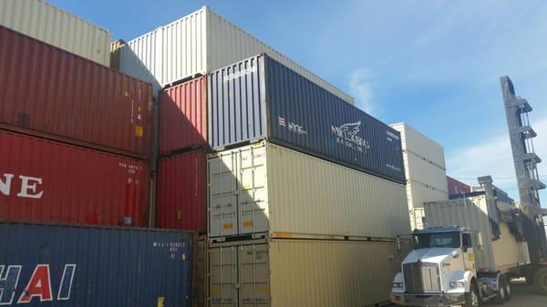 Tons of new shipping cargo containers available to choose from!