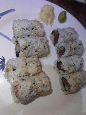 Cowboy Roll & Tuna Avocado Roll