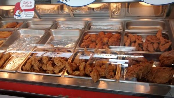 Fried chicken counter