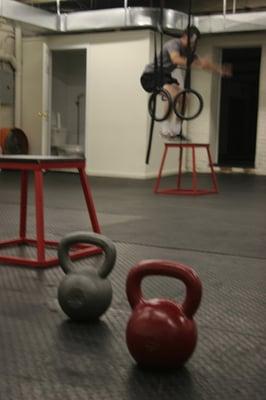 Kettlebell and Box Jumps